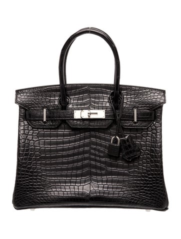 Hermes Special Order Matte Porosus Crocodile Birkin 30