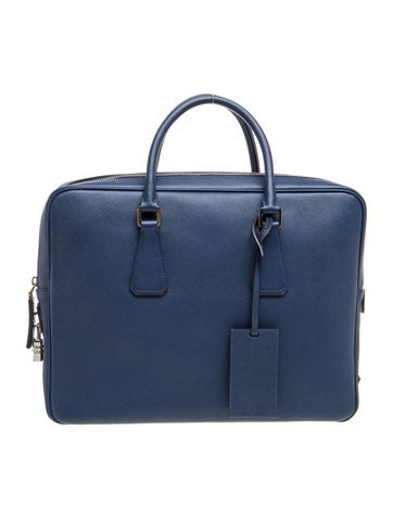 Saffiano Lux Leather Saffiano Briefcase
