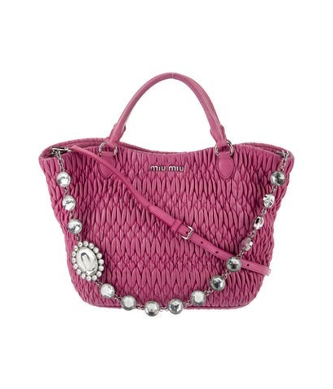Miu Miu Miu Leather Shoulder Bag