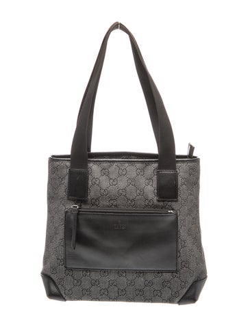 GG Denim Shoulder Bag