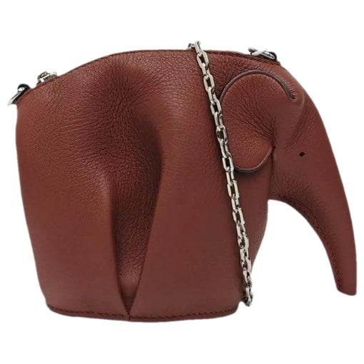 Animals leather handbag
