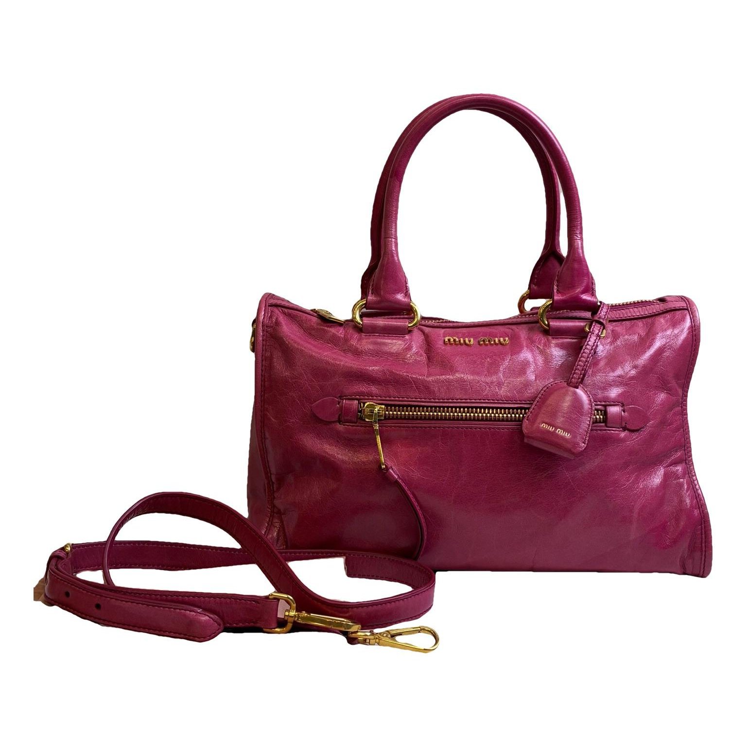 Leather handbag
