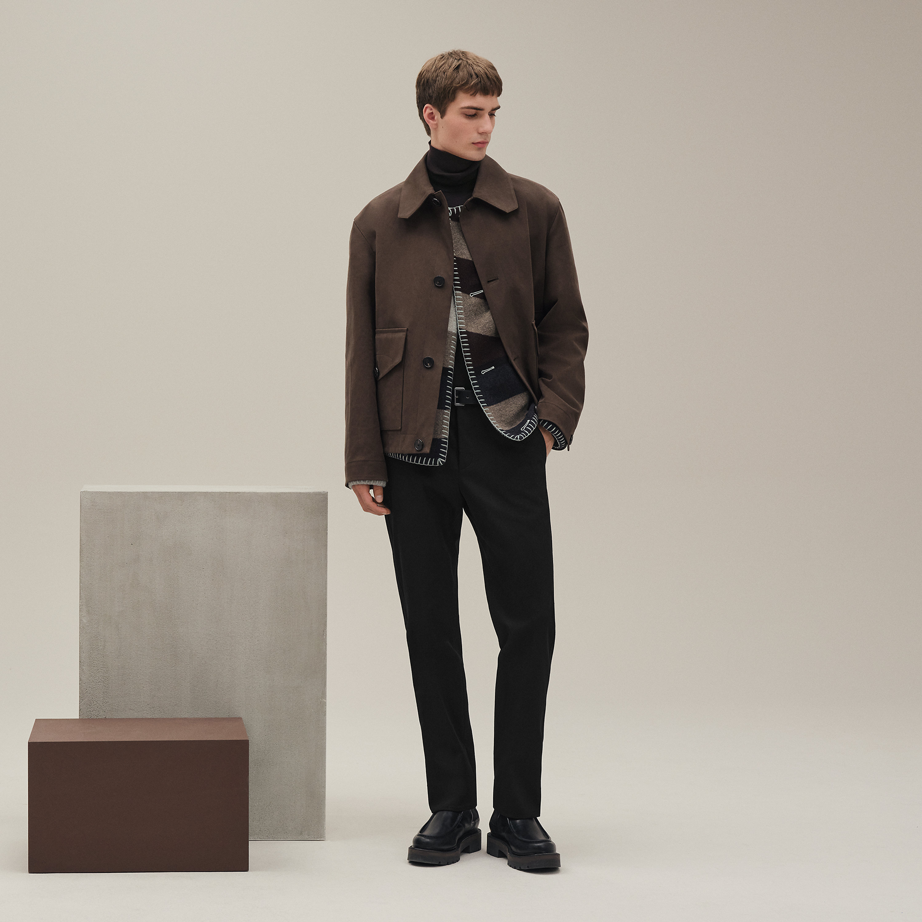 Straight cut jacket