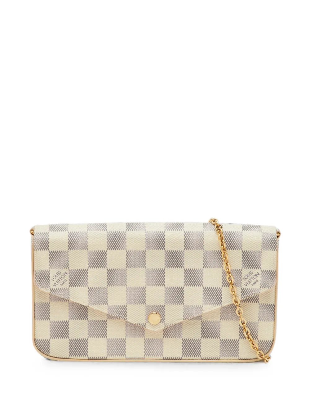 2018 Felicie Damier Azur canvas cross body bag