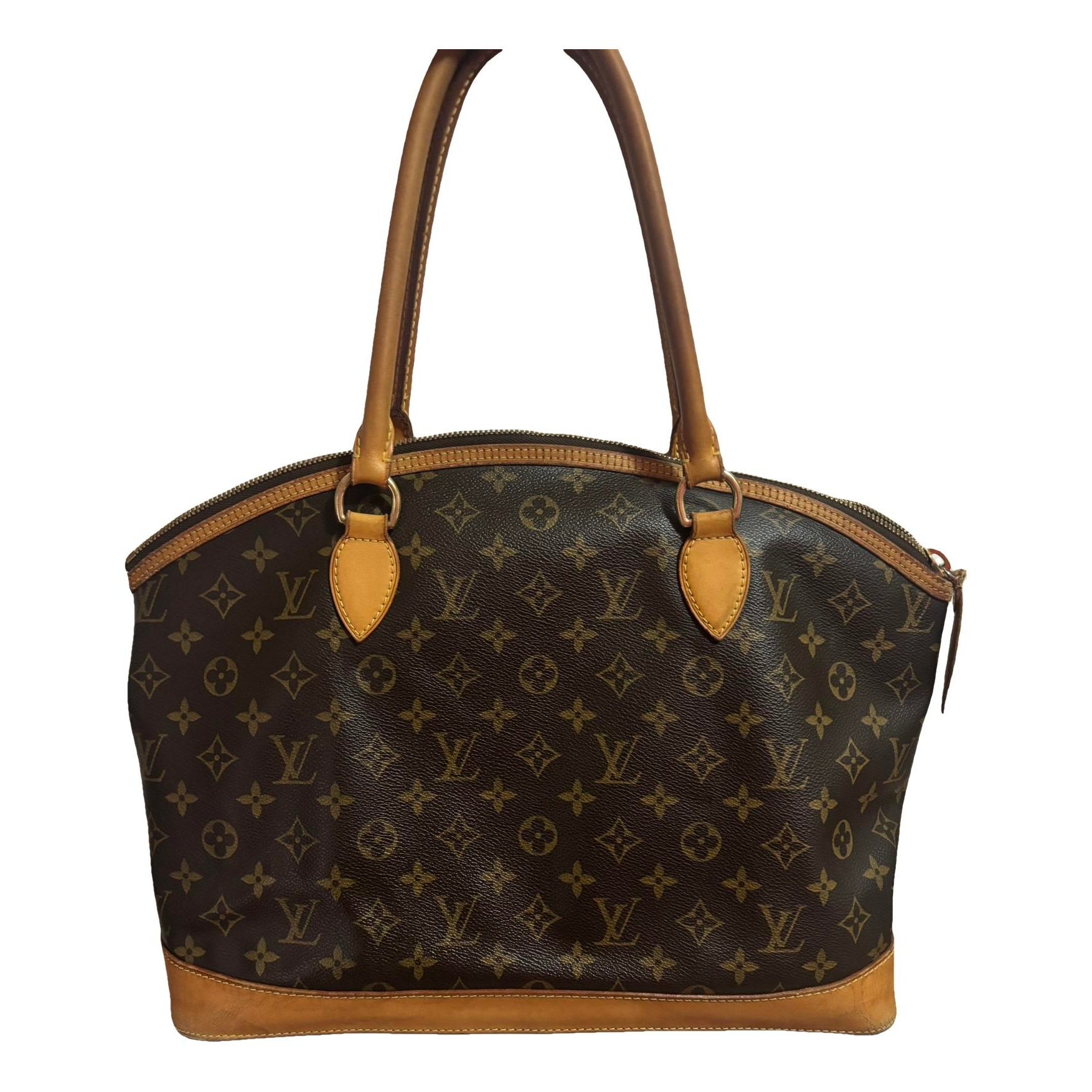 Lockit leather handbag