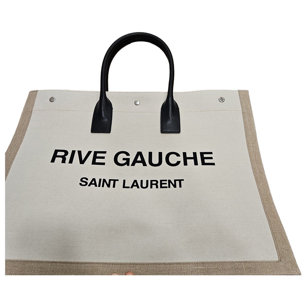 Rive Gauche cloth handbag