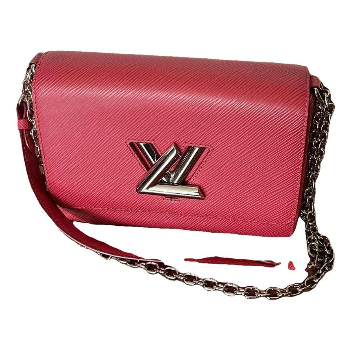 Twist Belt Wallet On Chain leather crossbody bag