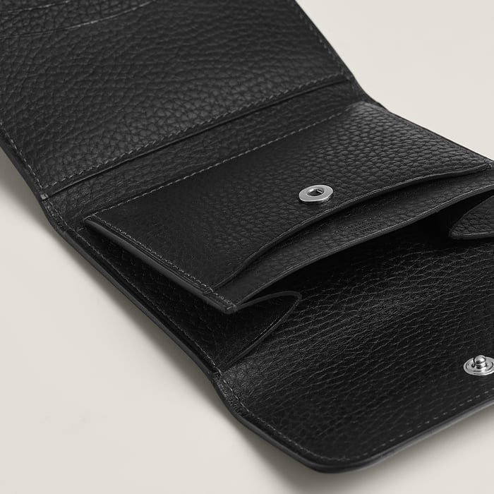 Noir Iliade Compact Card Holder
