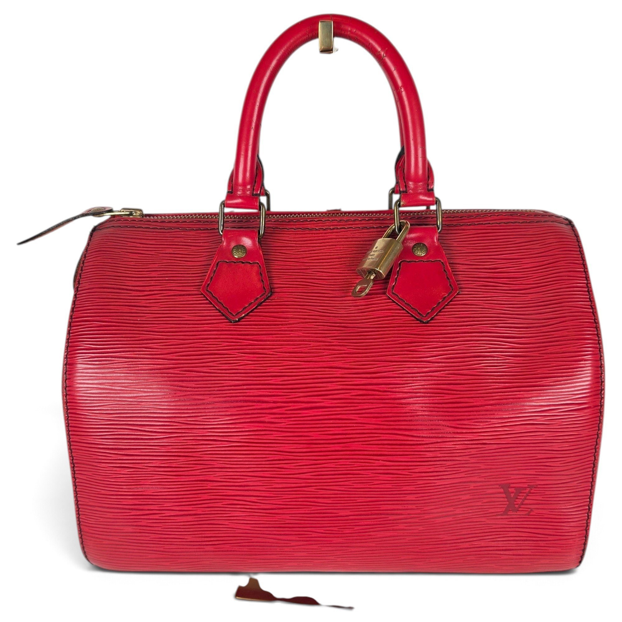 Speedy leather handbag