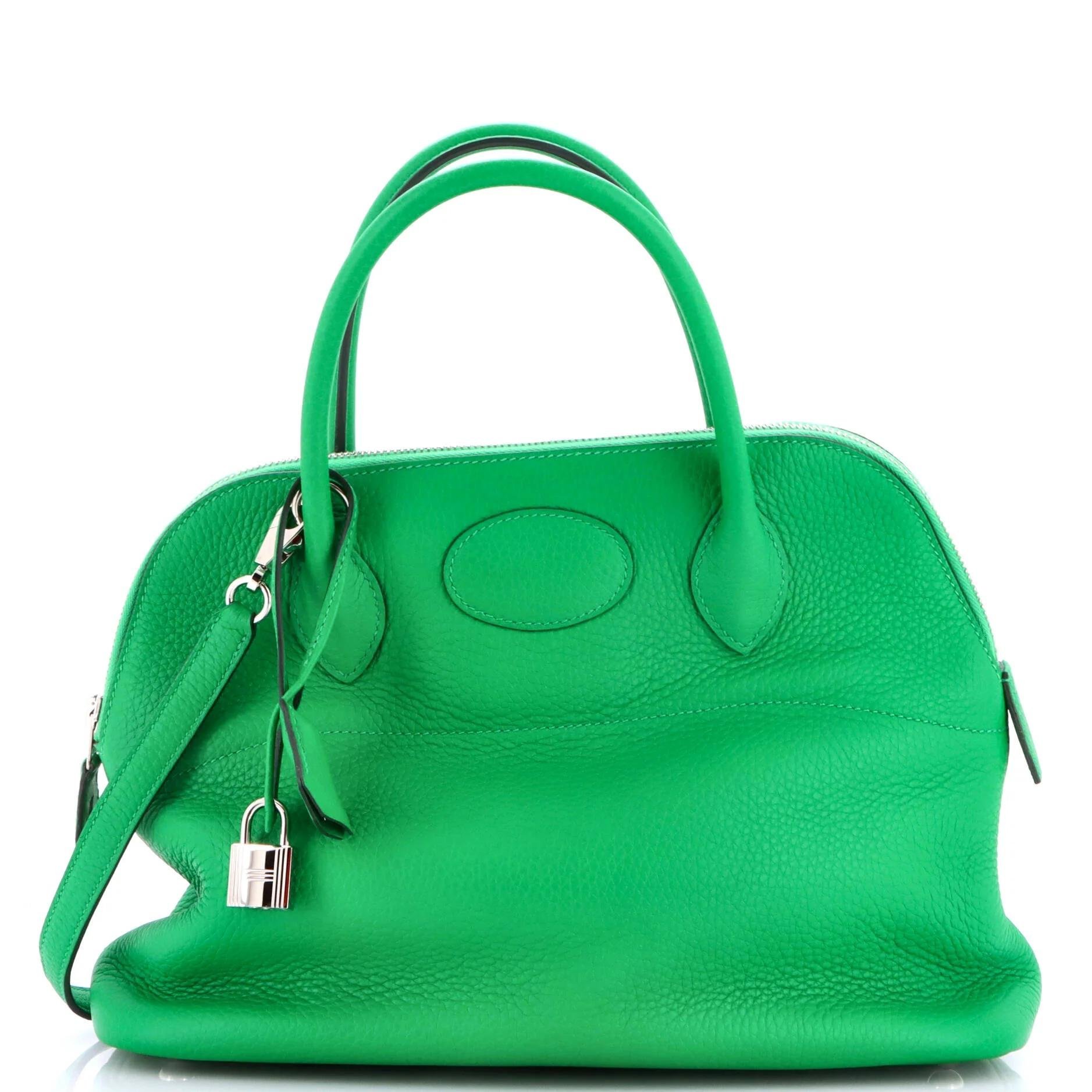 Leather satchel