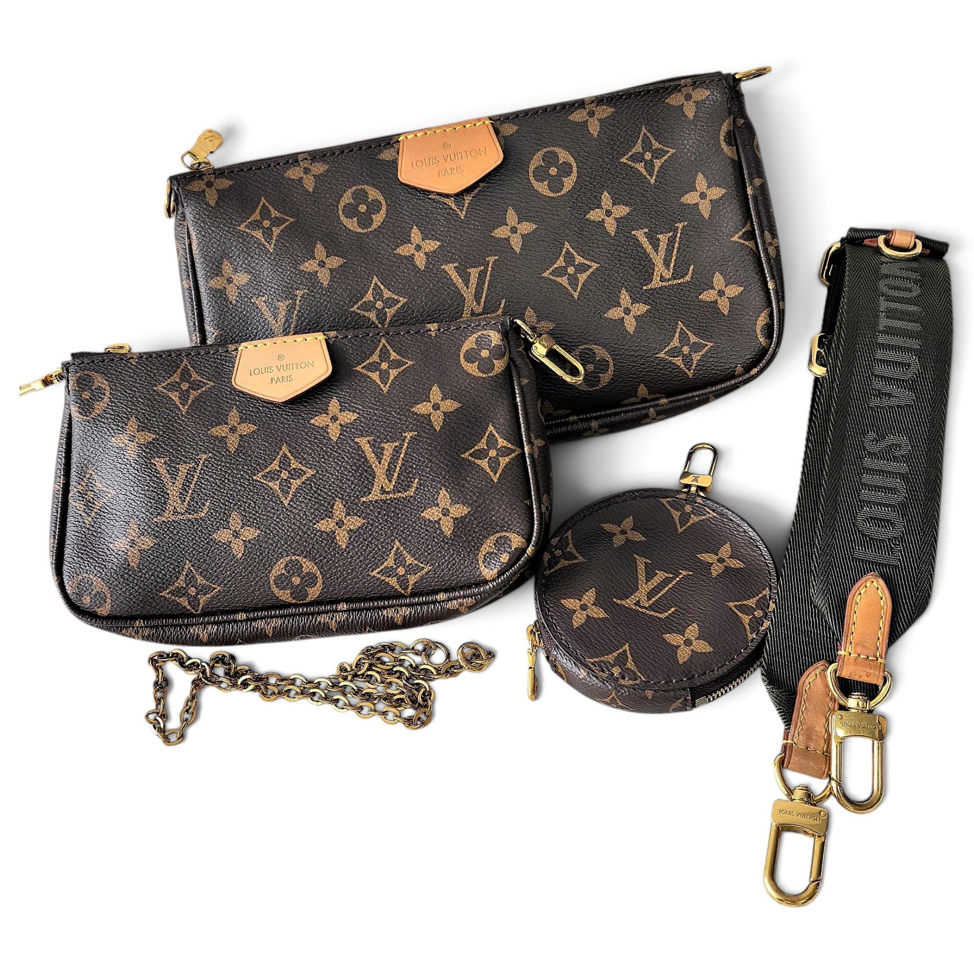 Multi Pochette Accessoires leather handbag