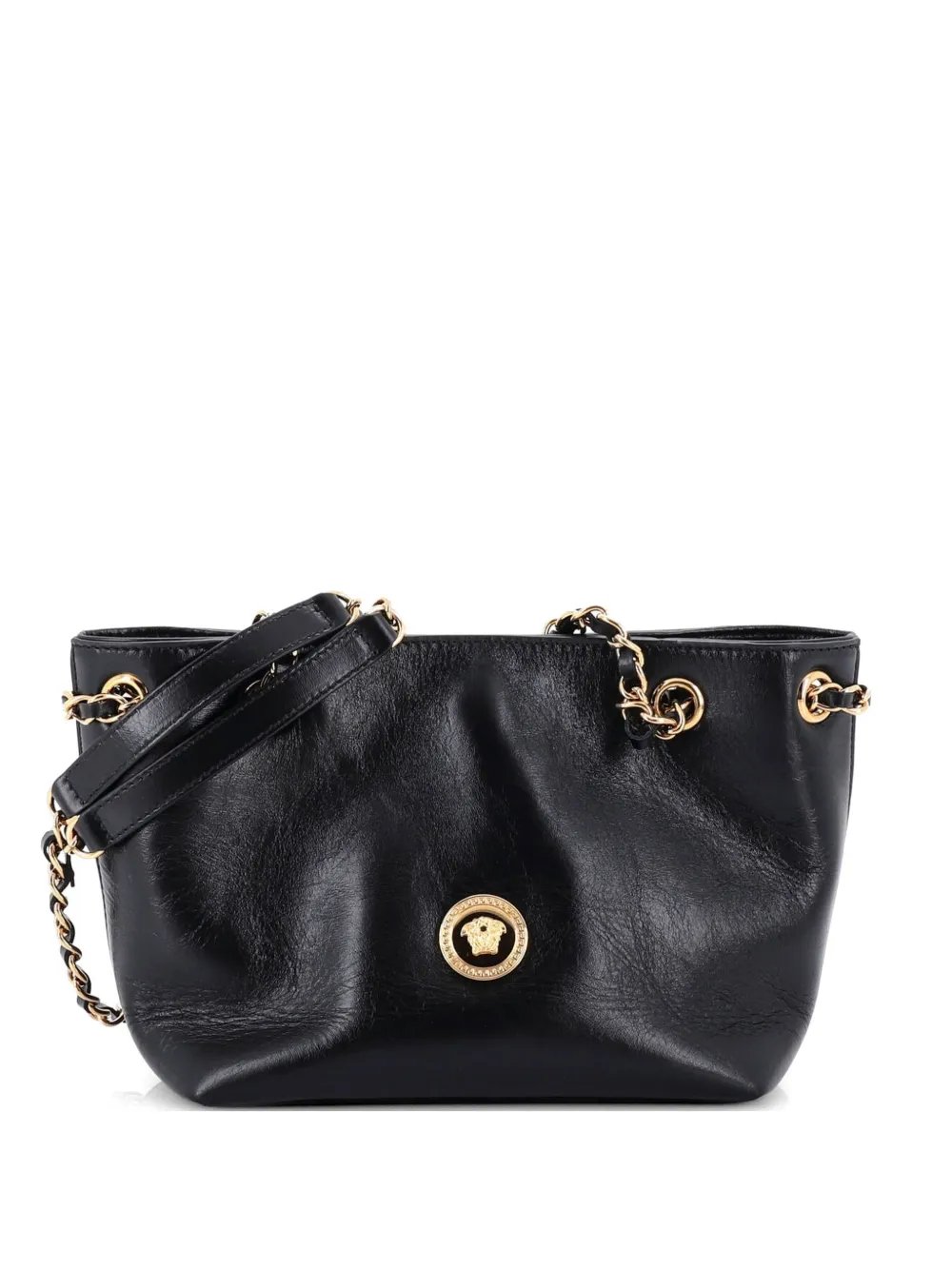 Medusa Icon Chain Leather Mini tote bag