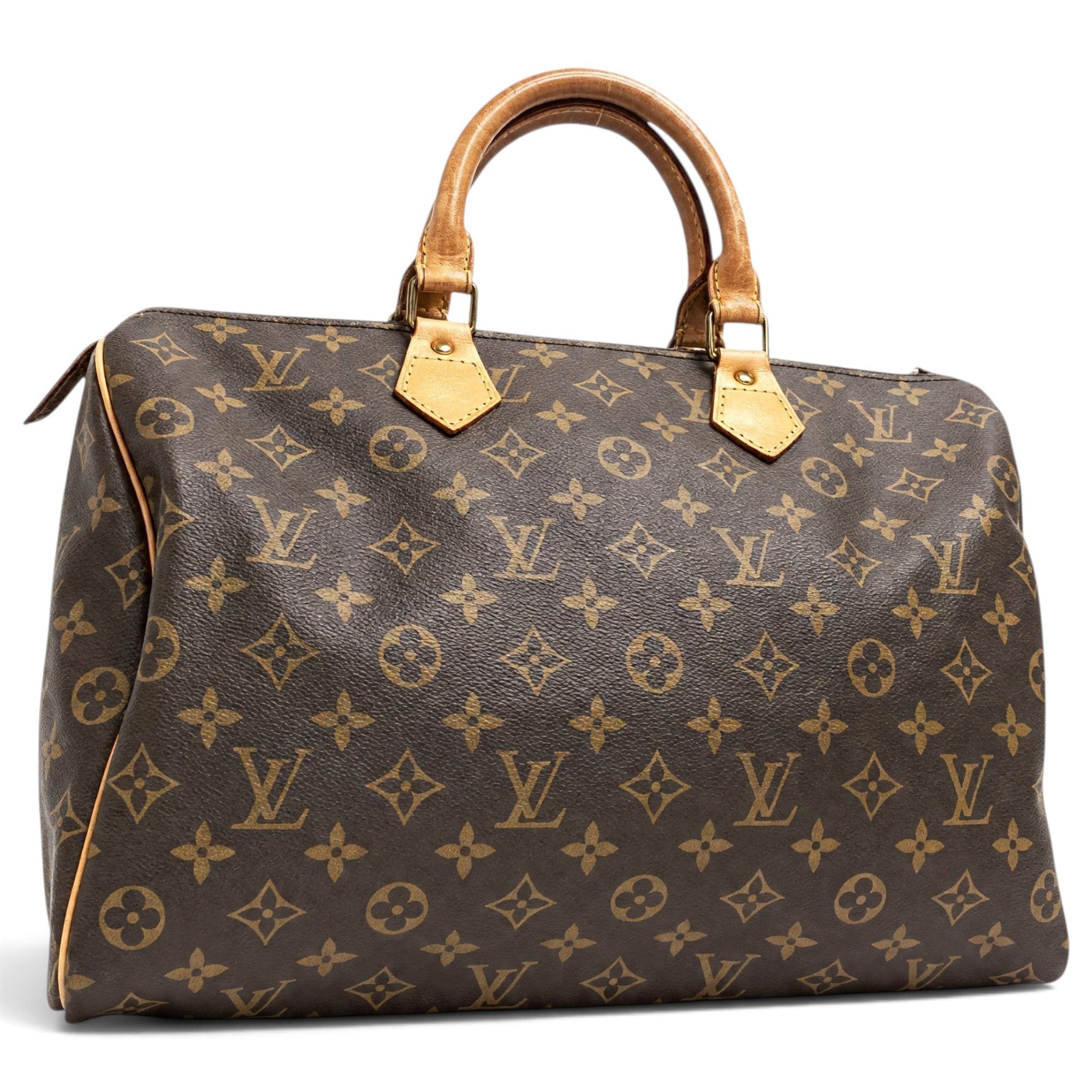 Speedy leather handbag