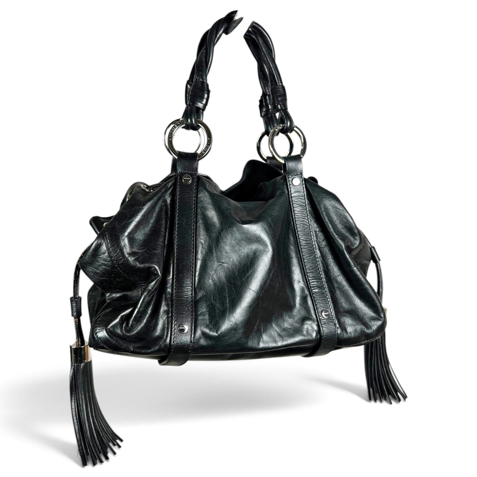 Leather handbag