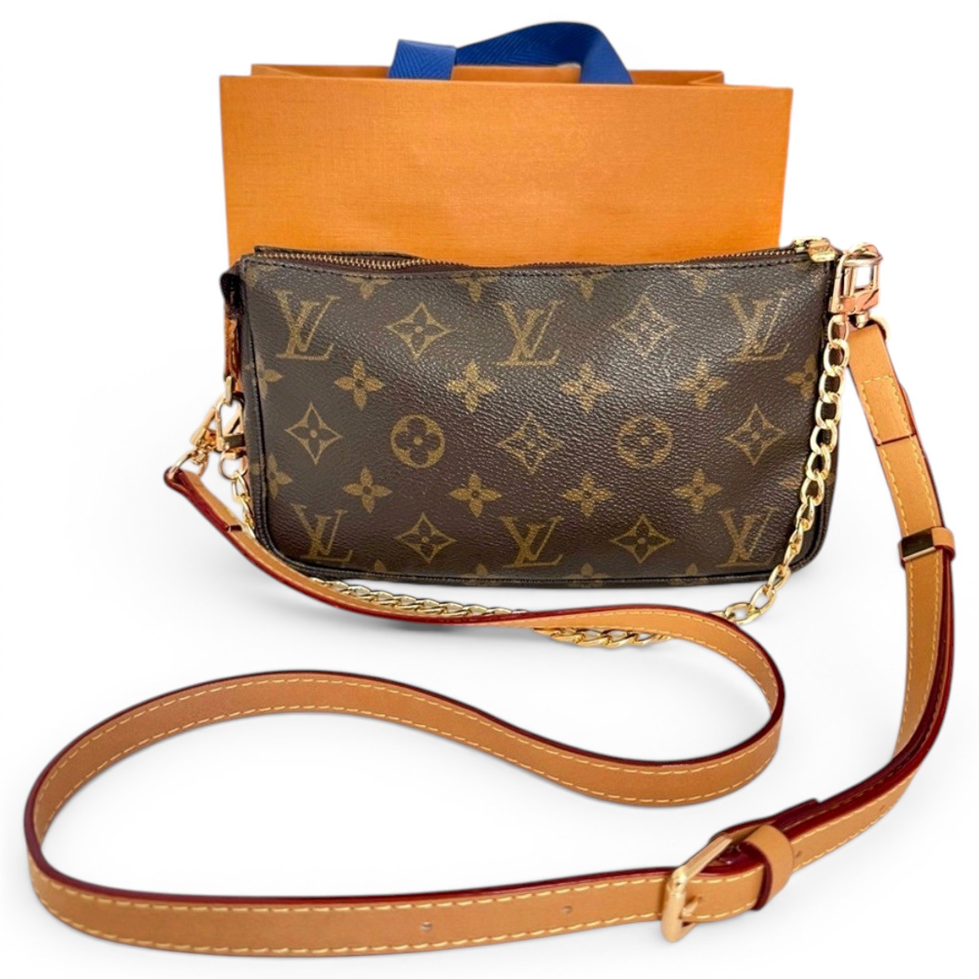 Pochette Accessoire leather handbag