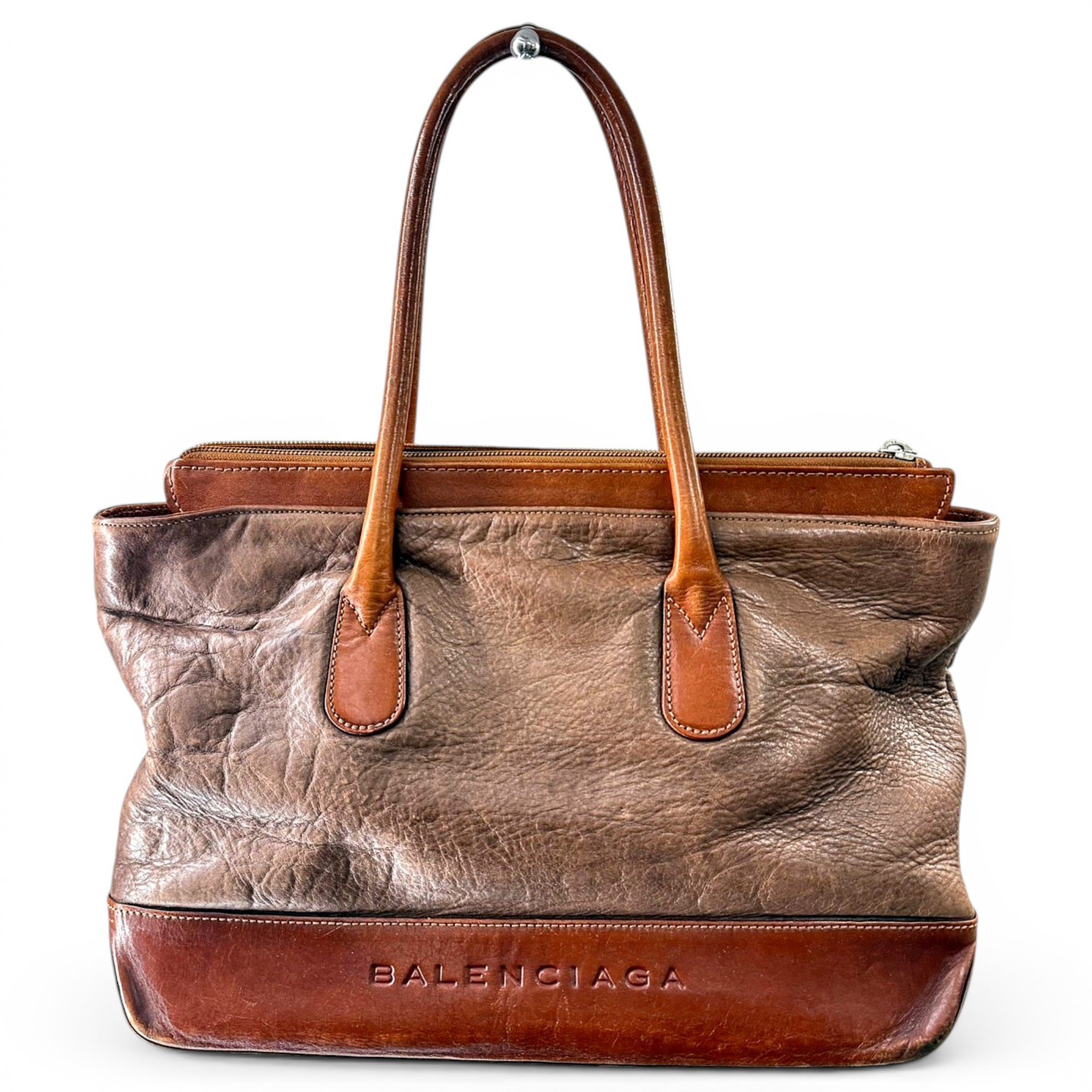 Leather handbag