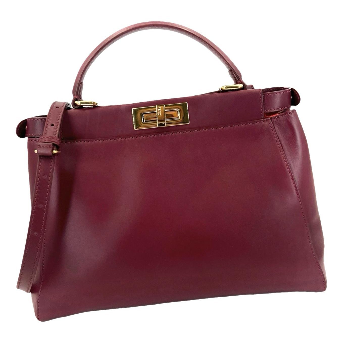 Peekaboo leather handbag