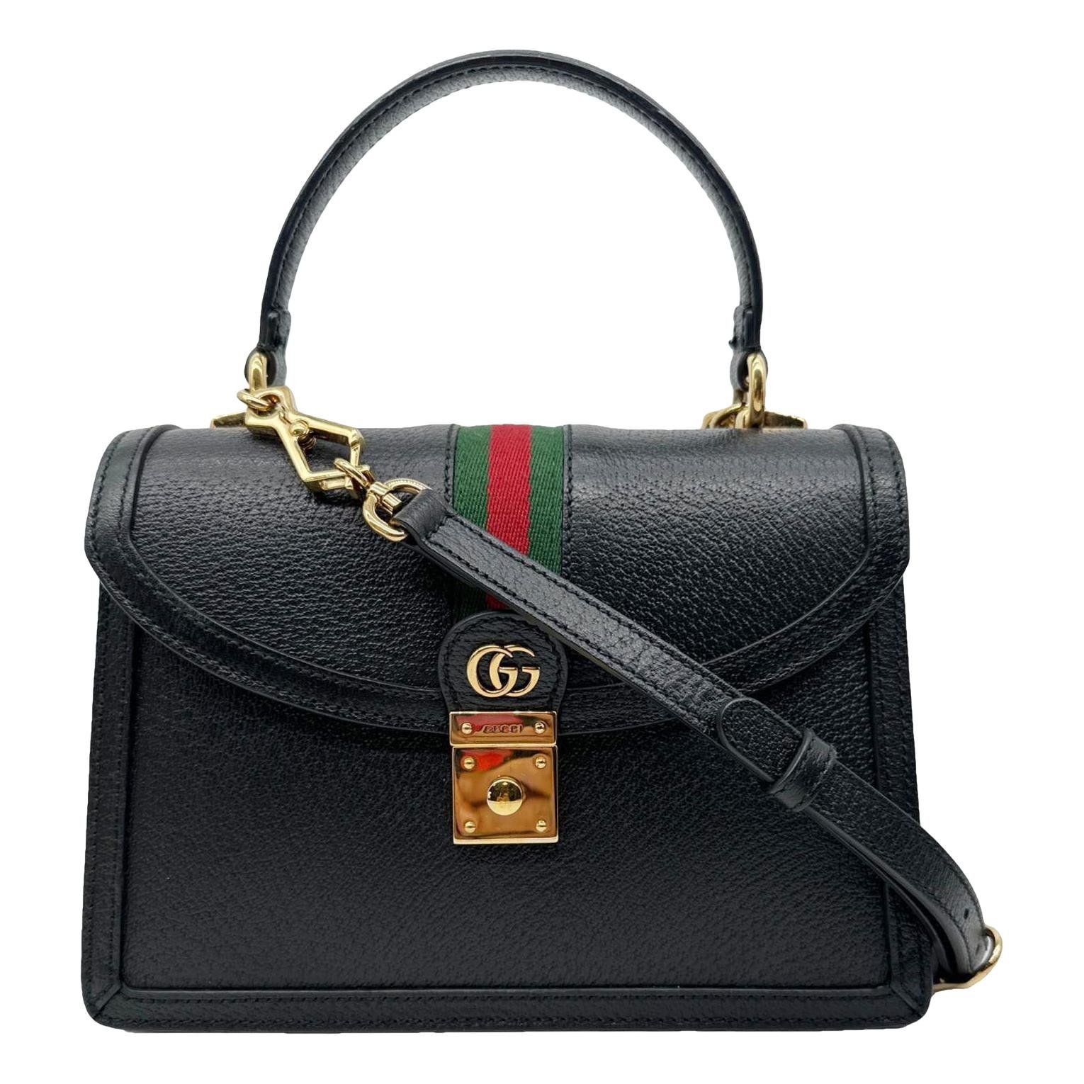 Ophidia leather handbag