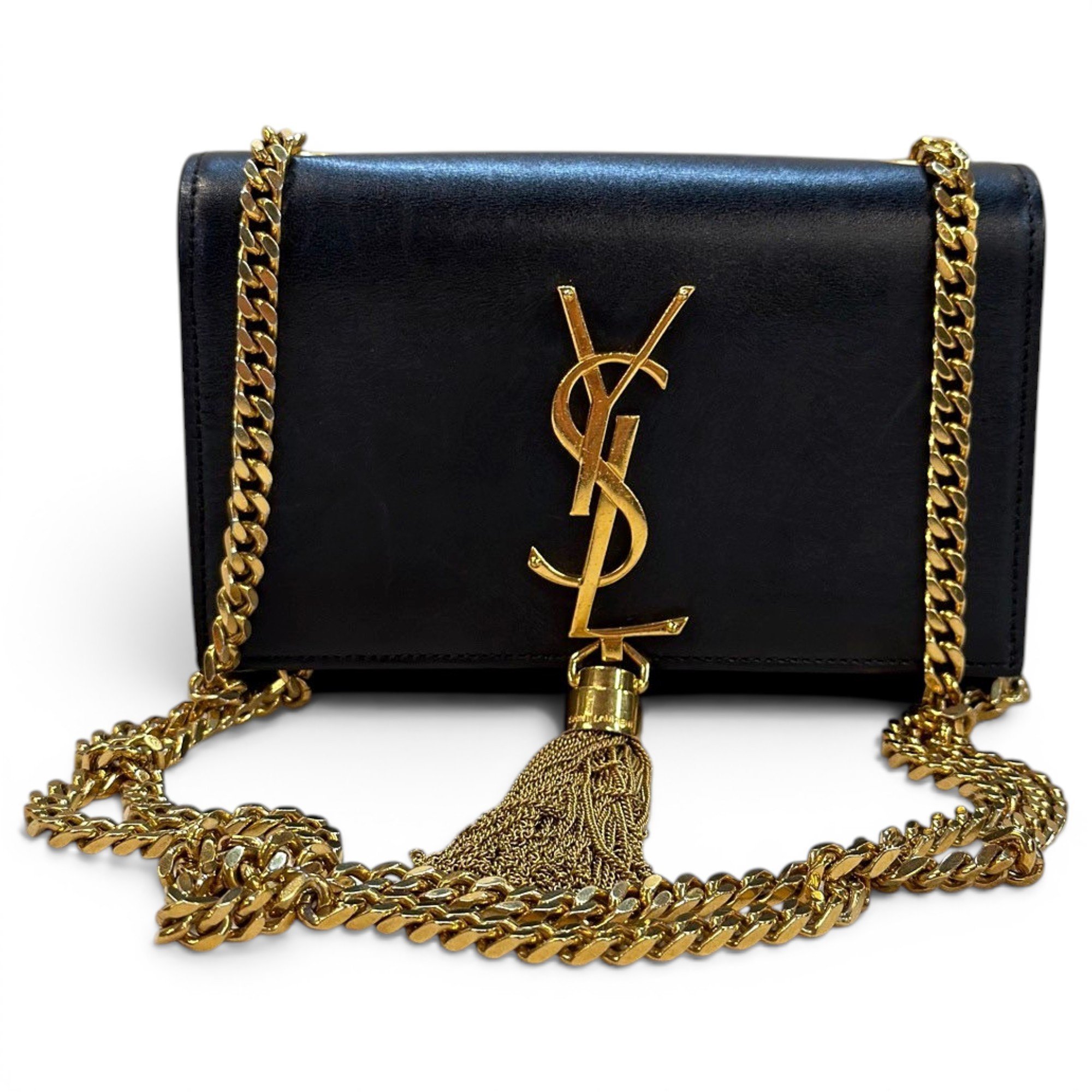 Pompom Kate leather crossbody bag