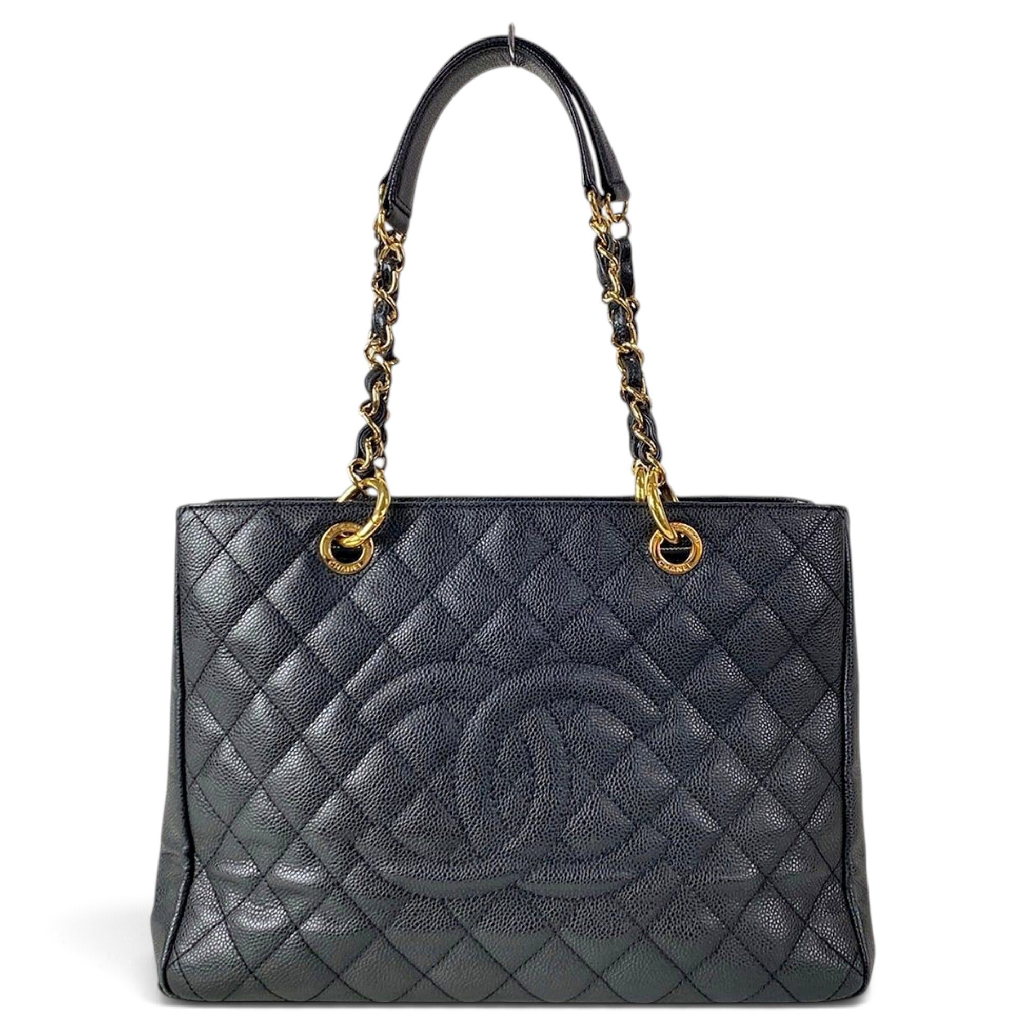 Grand shopping leather tote