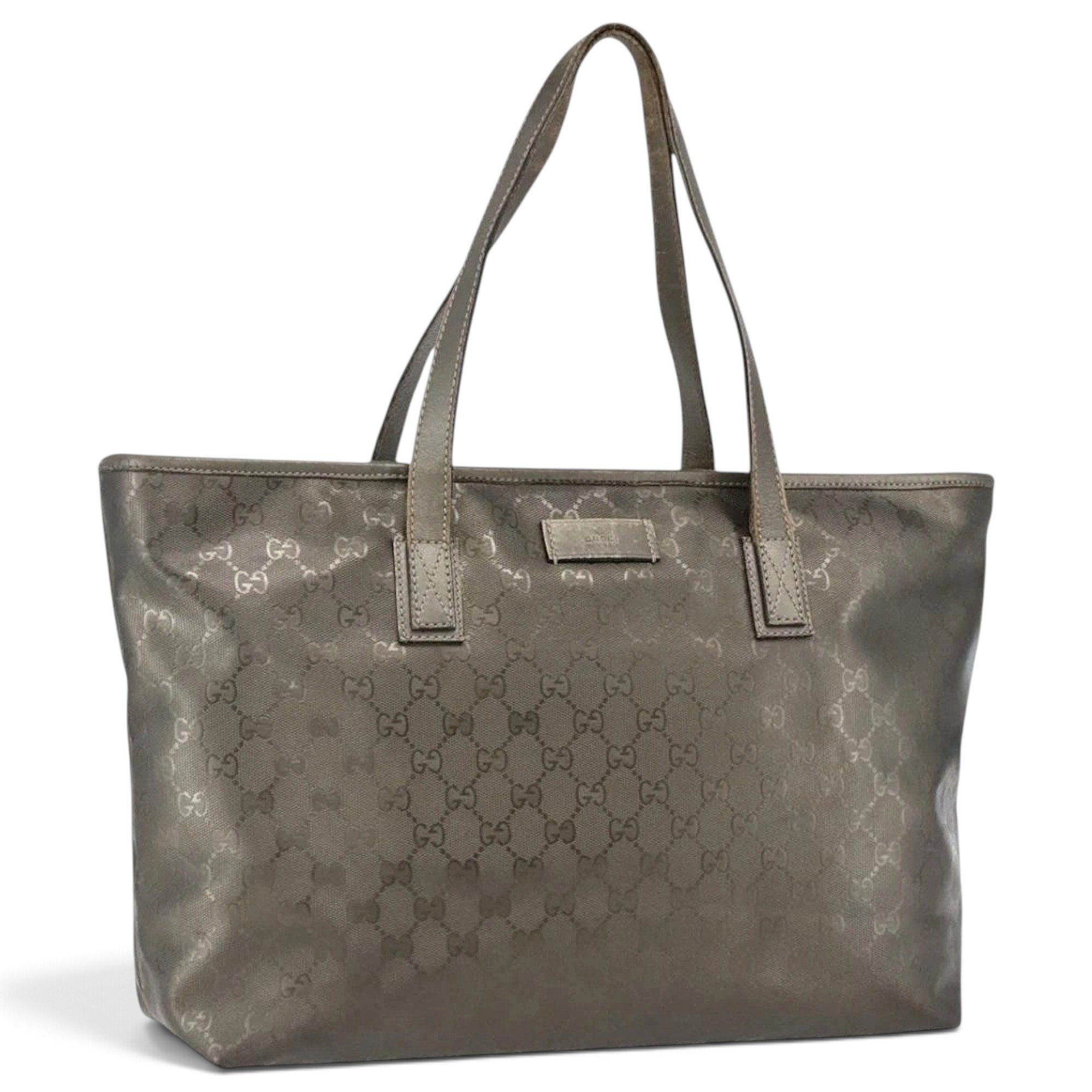 Leather tote