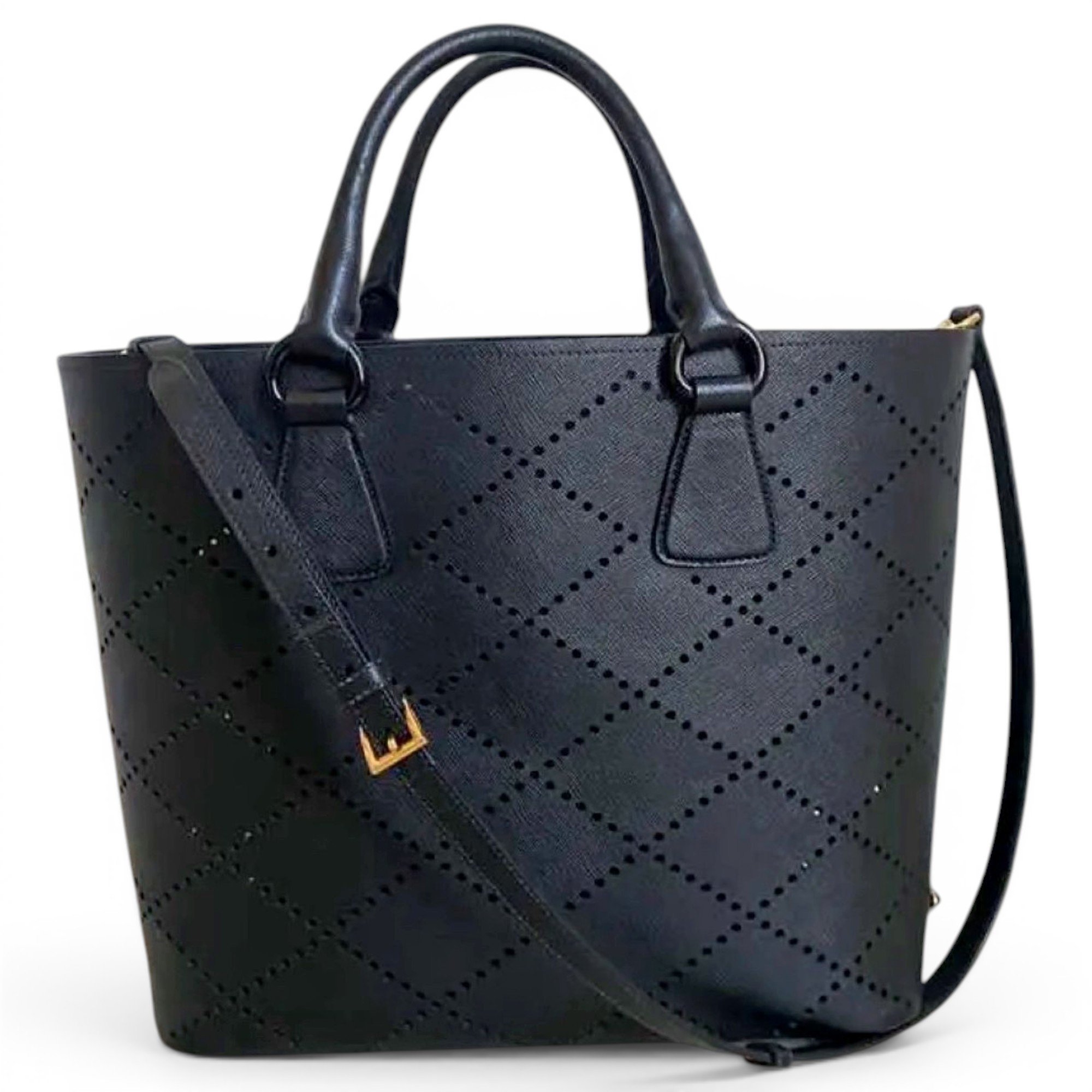 Leather tote