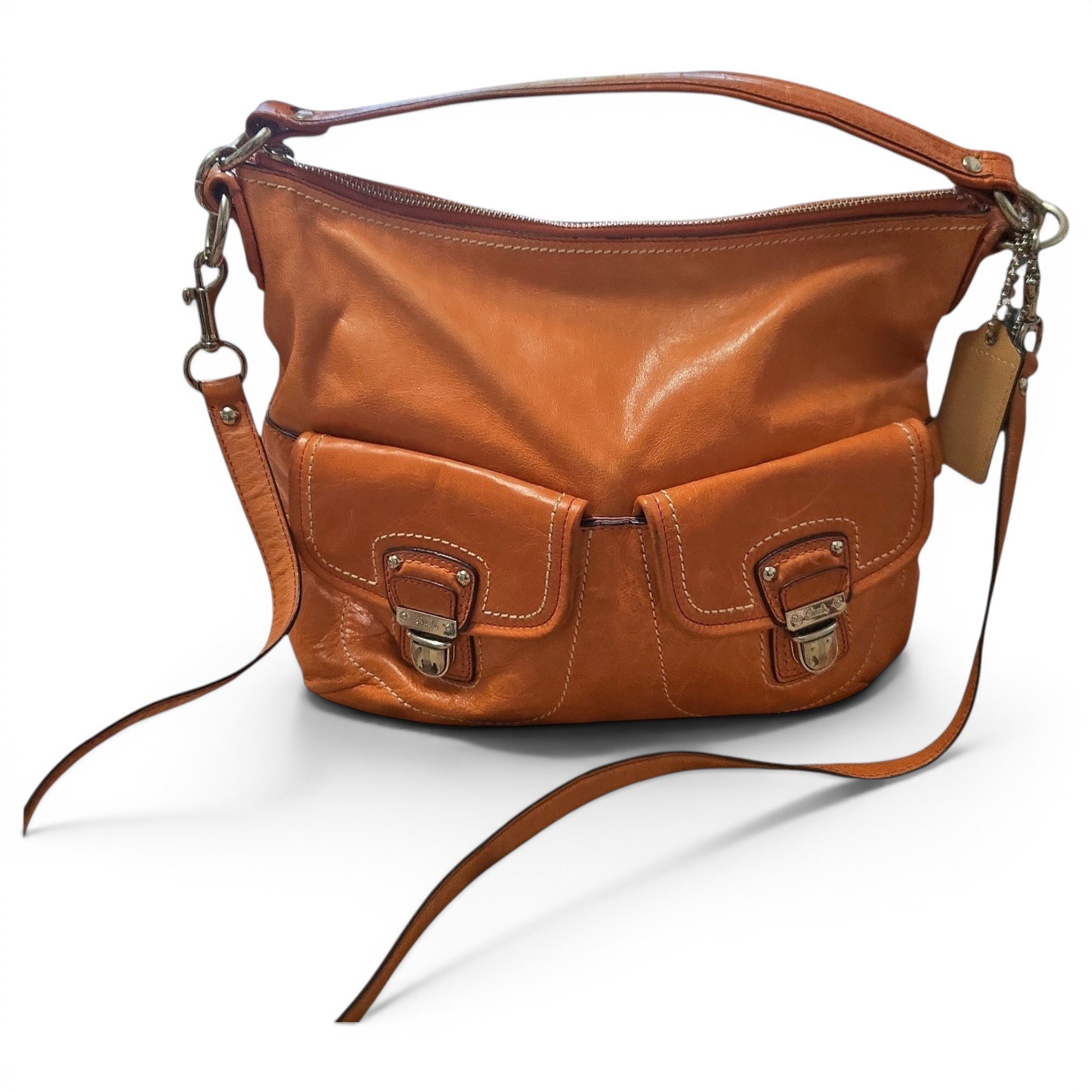 Leather handbag