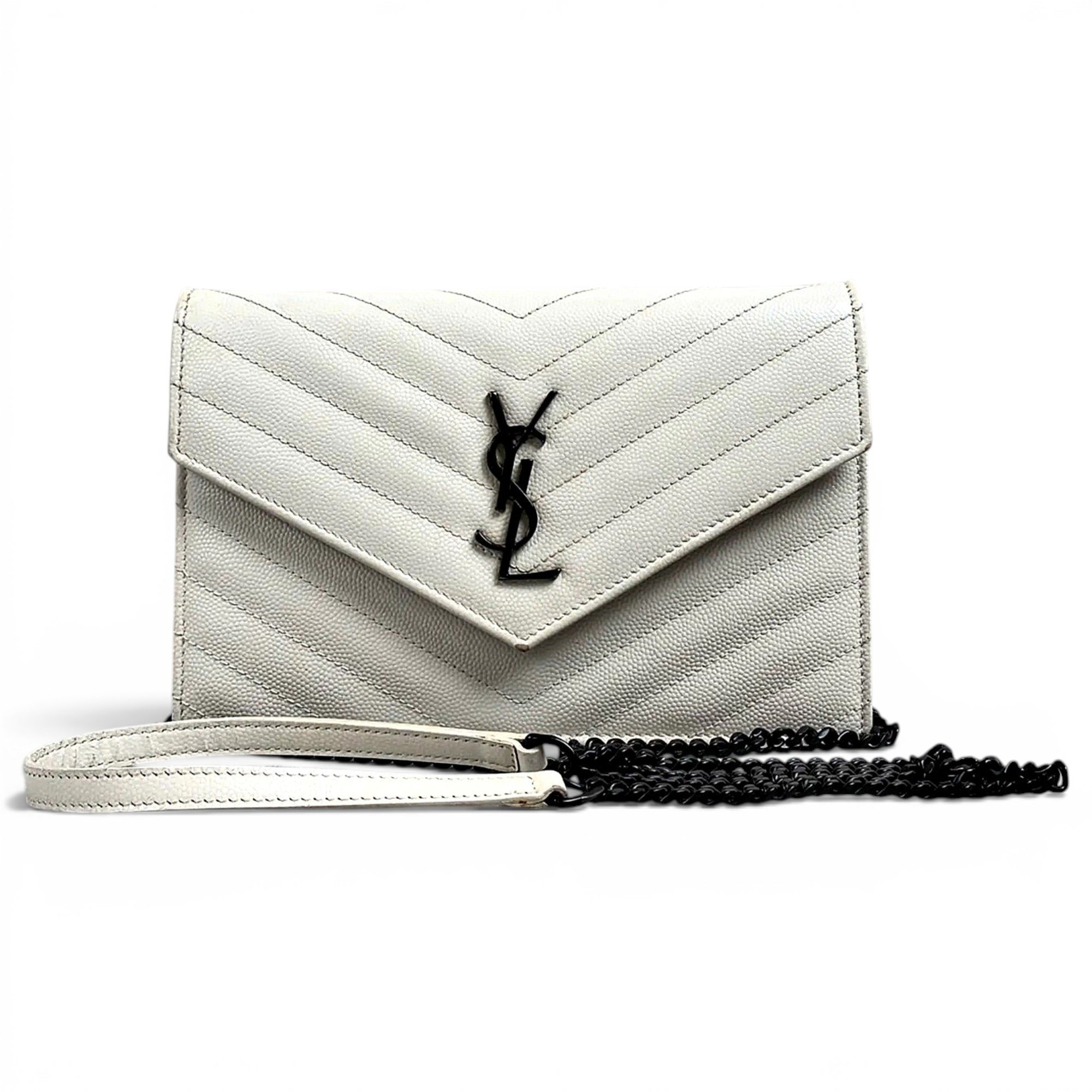 Portefeuille enveloppe leather crossbody bag