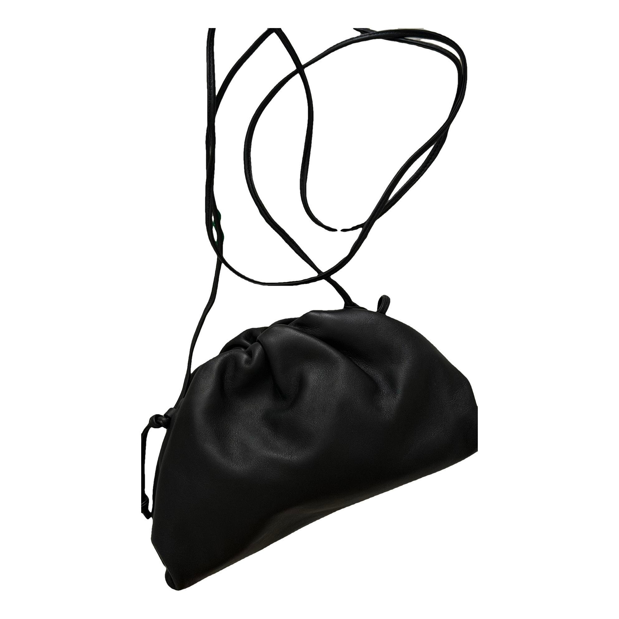 Pouch leather clutch bag