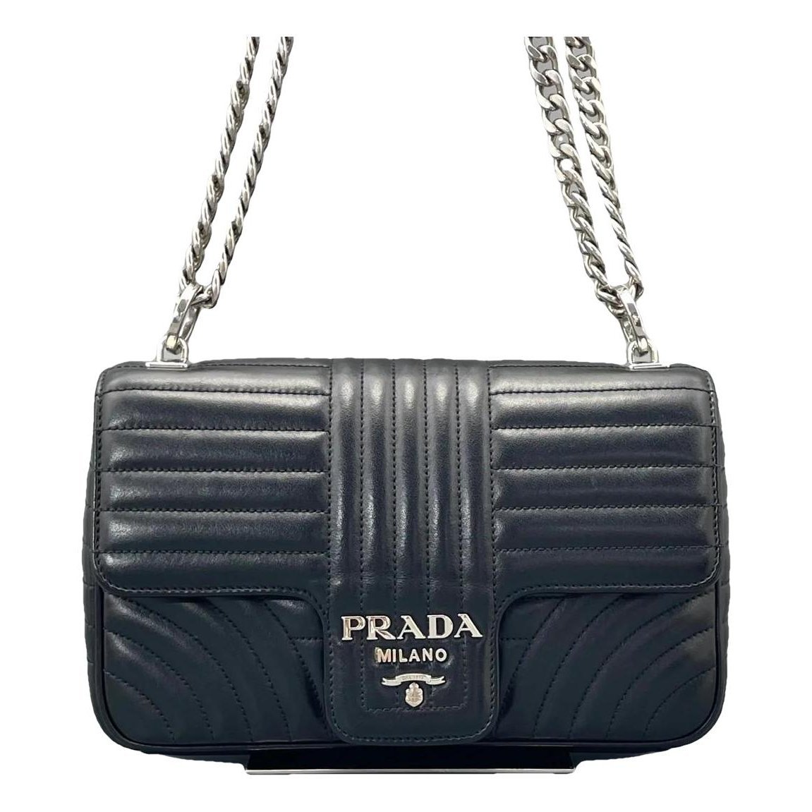 Diagramme leather mini bag