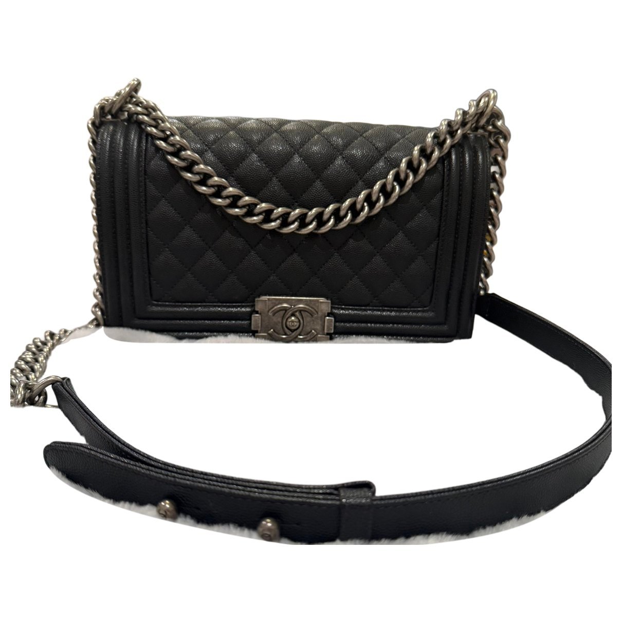 Boy leather crossbody bag