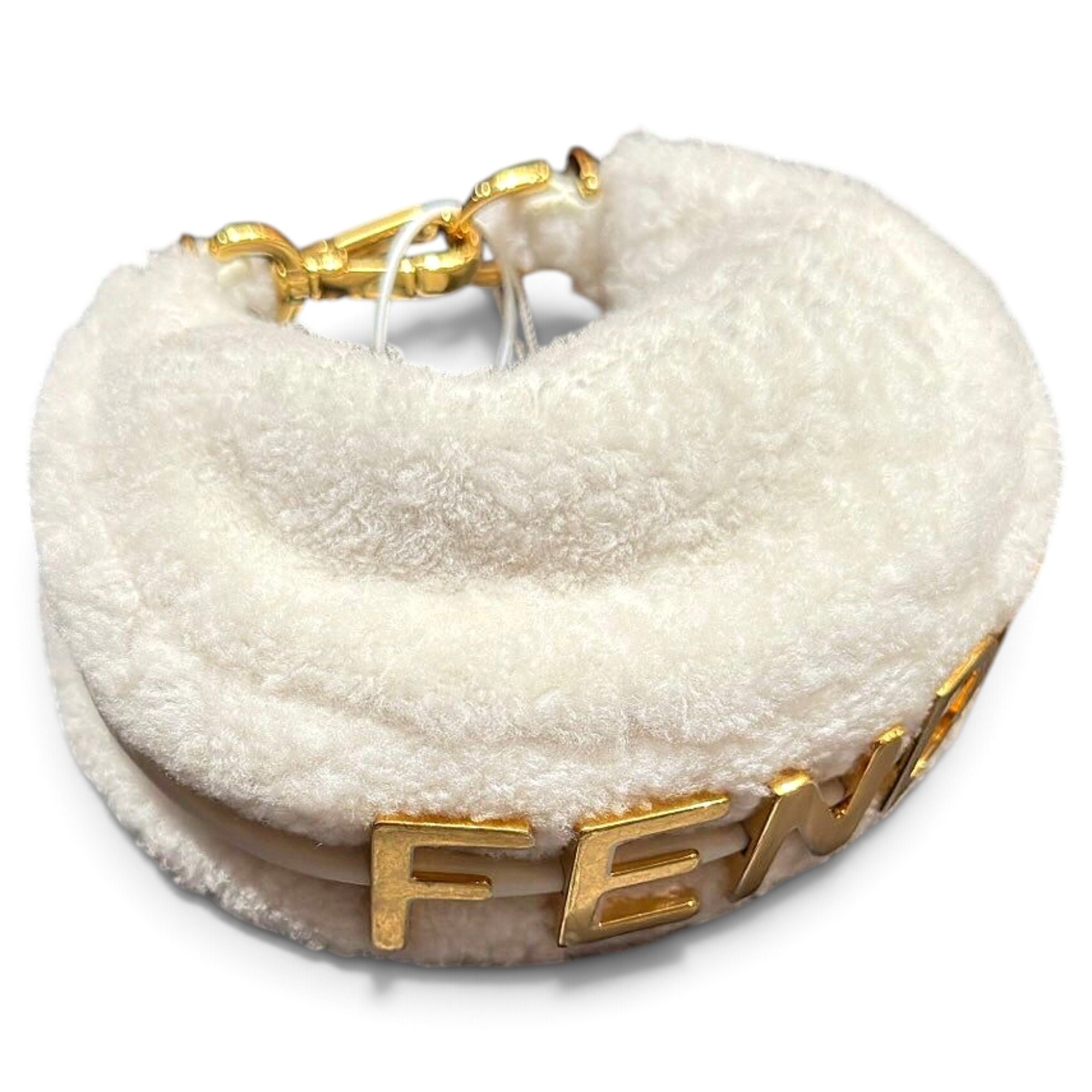 Fendigraphy wool handbag
