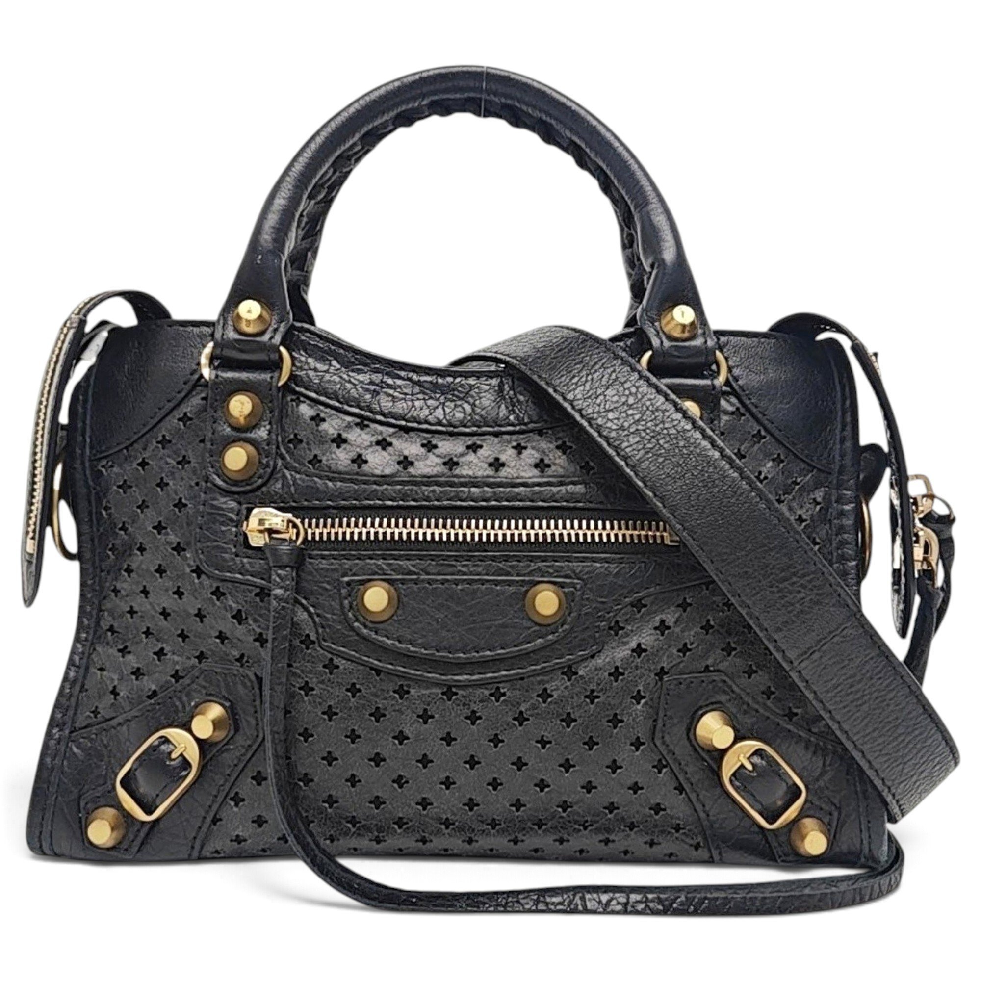 Leather handbag