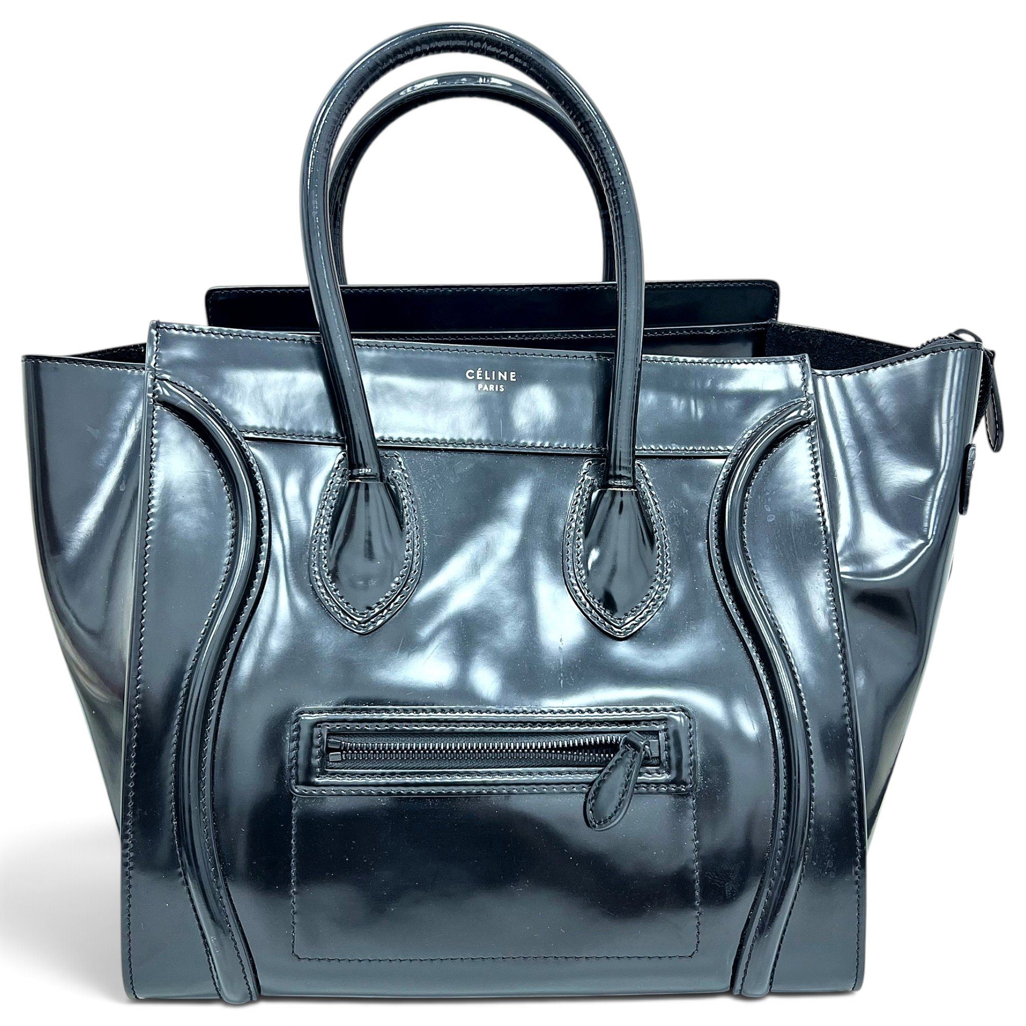 Luggage leather handbag
