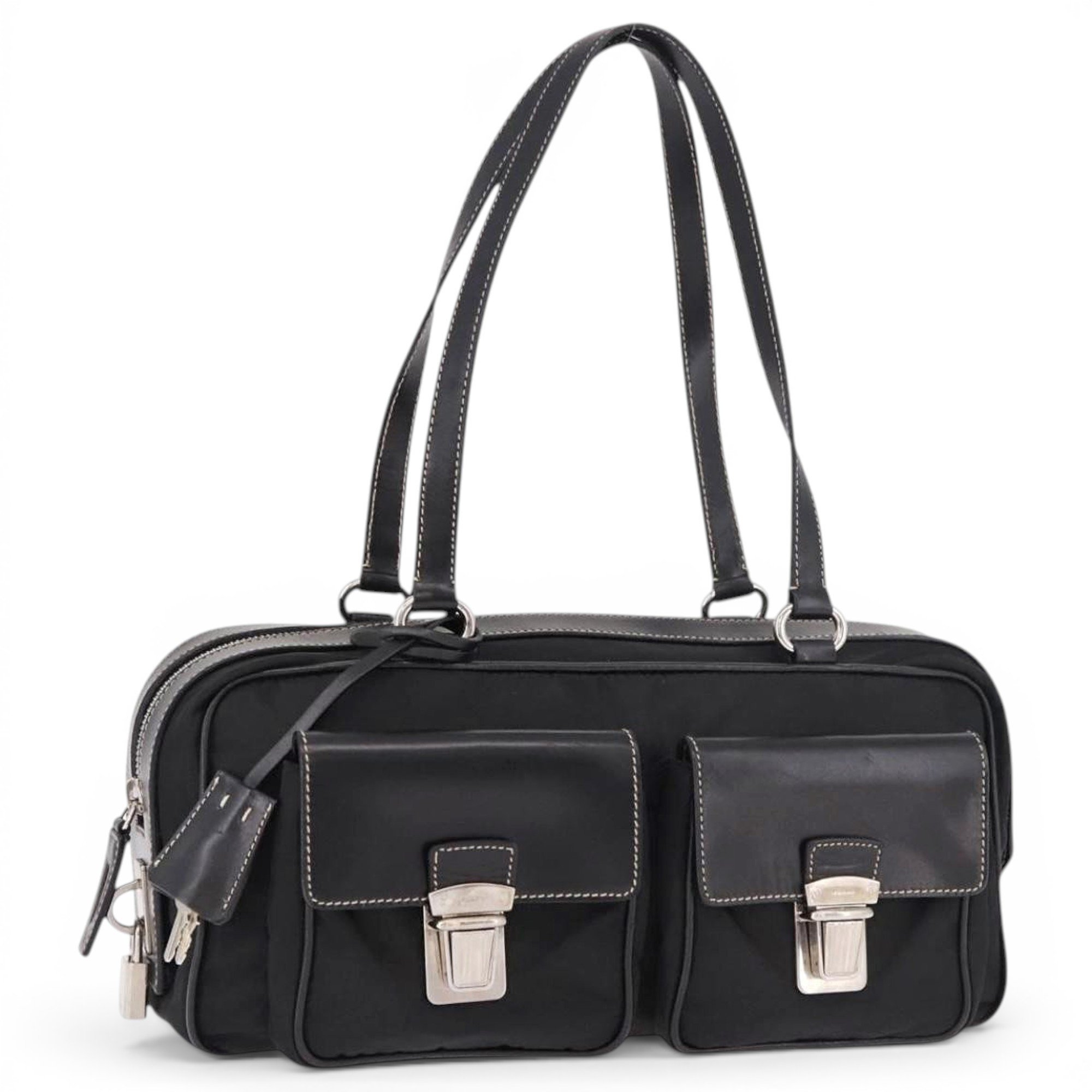 Leather handbag