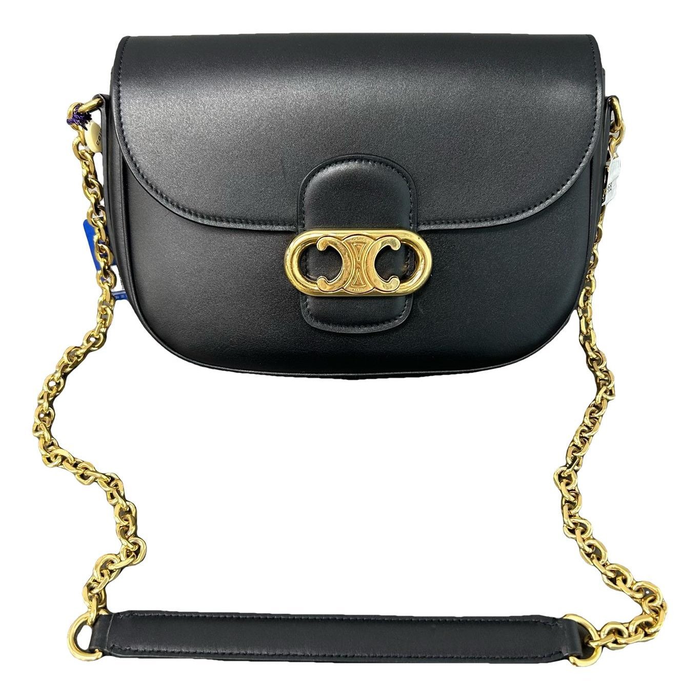 Triomphe Maillon Chain leather handbag