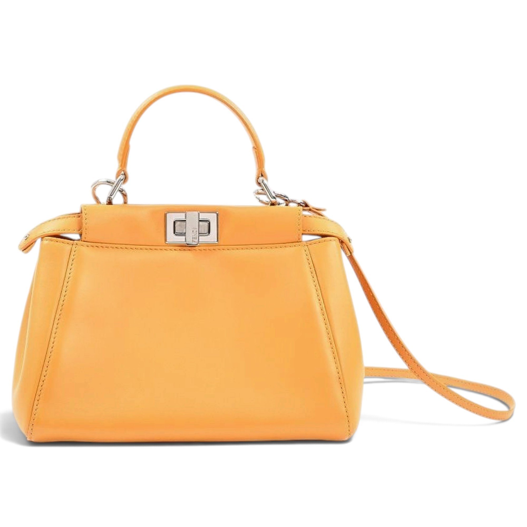 Peekaboo leather handbag