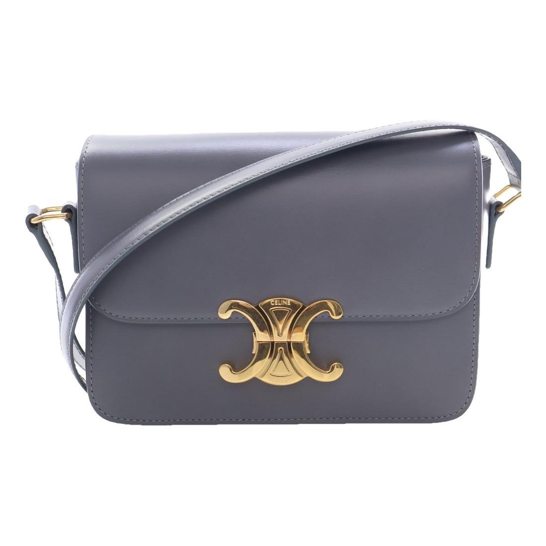 Triomphe leather crossbody bag