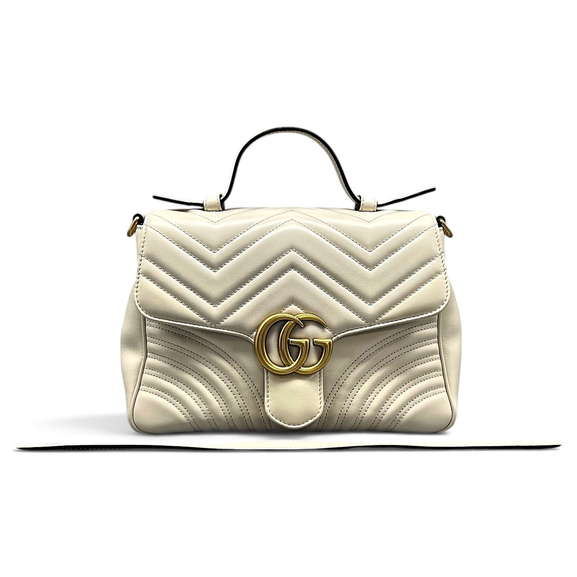 GG Marmont Flap leather handbag