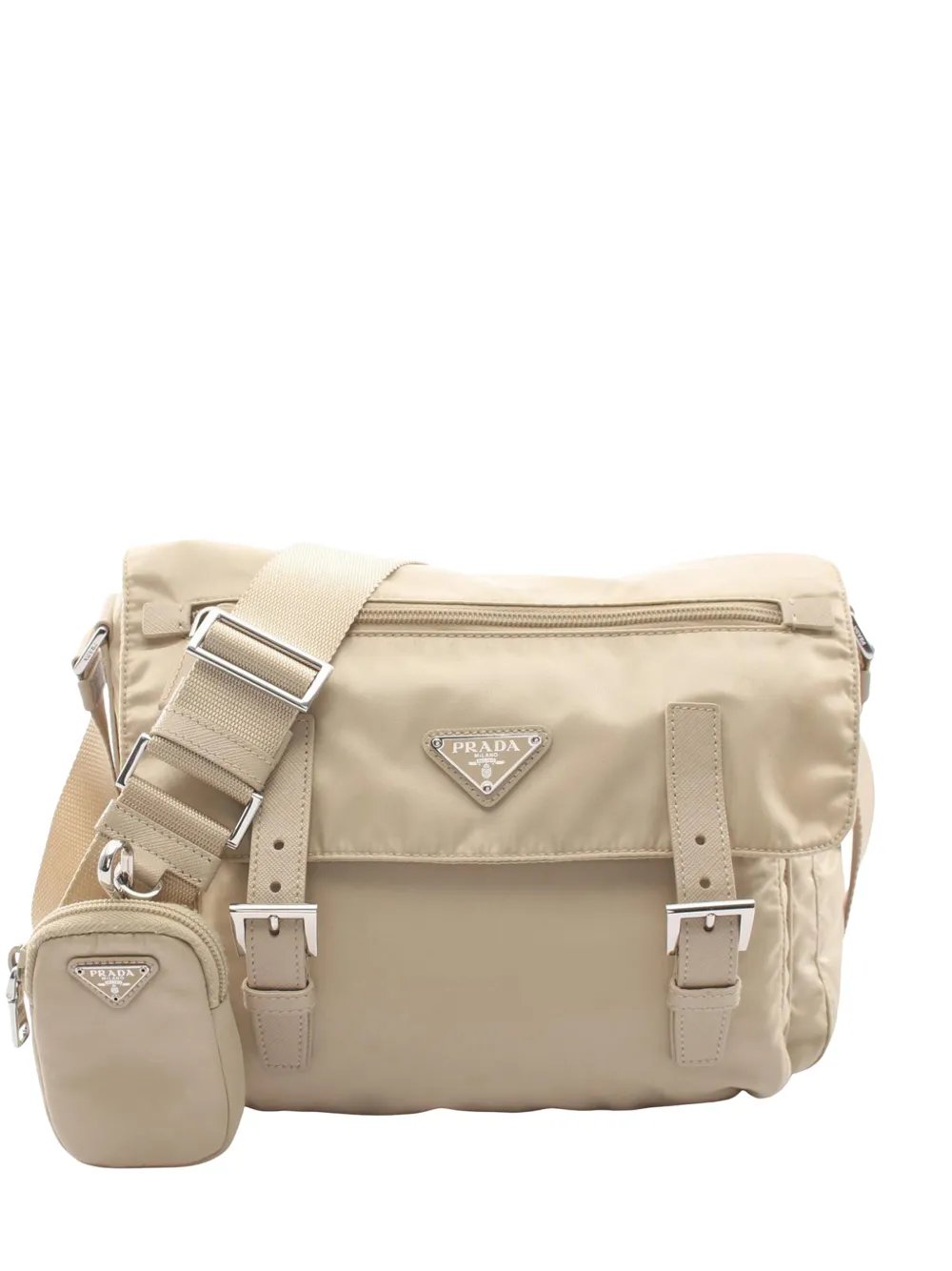 2013-2026 Tessuto Zip Double Buckle Messenger Bag crossbody bag