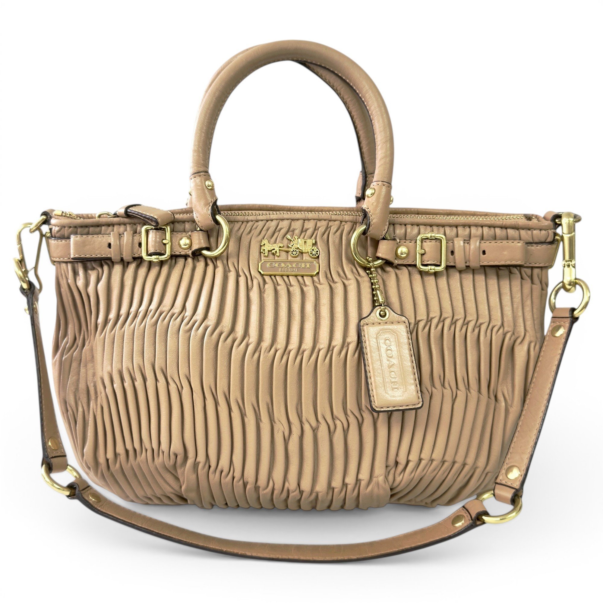Leather handbag