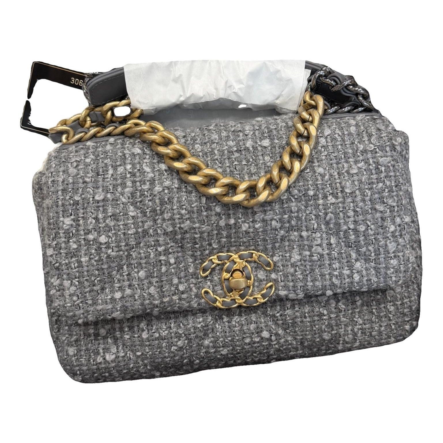 Chanel 19 tweed handbag