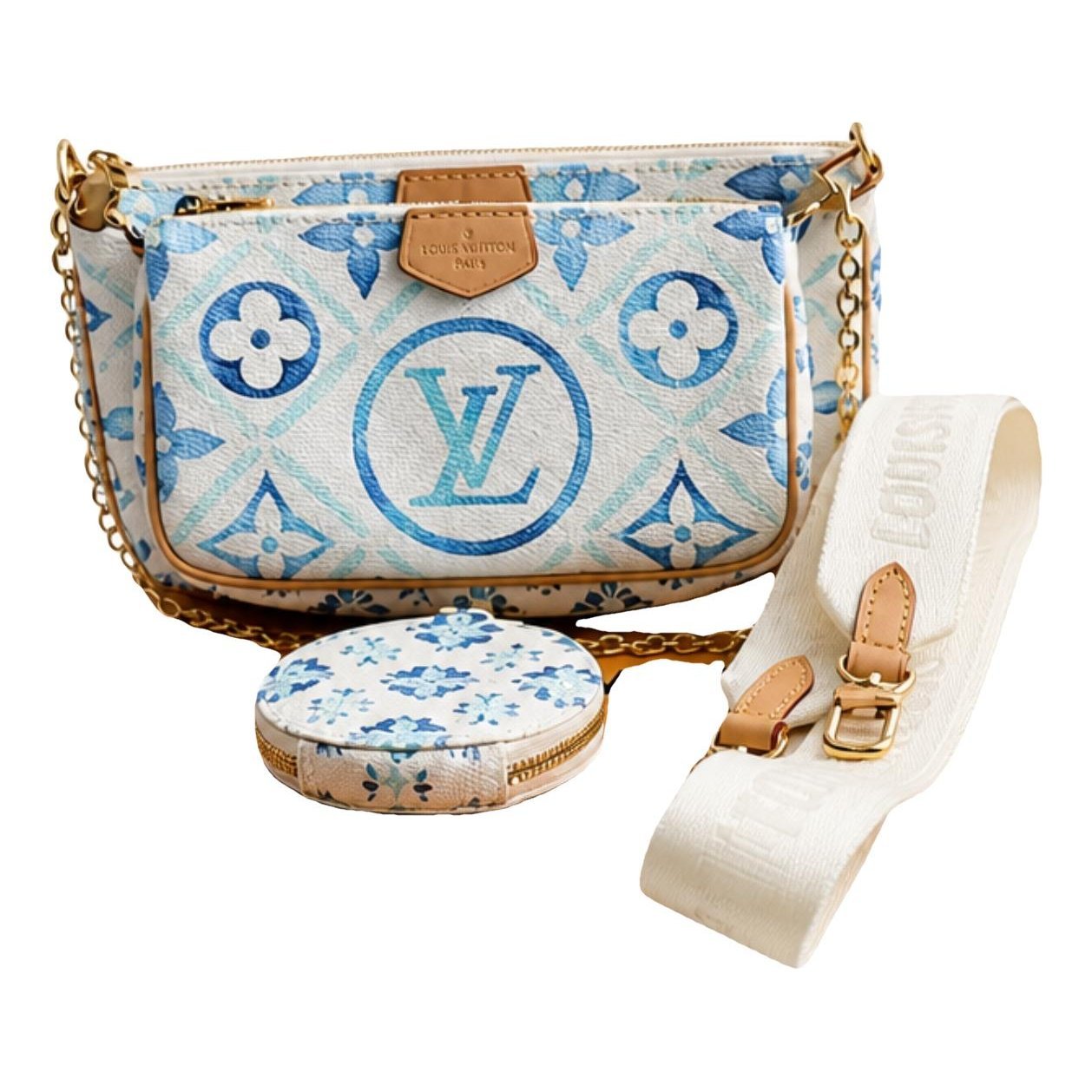 Multi Pochette Accessoires leather handbag