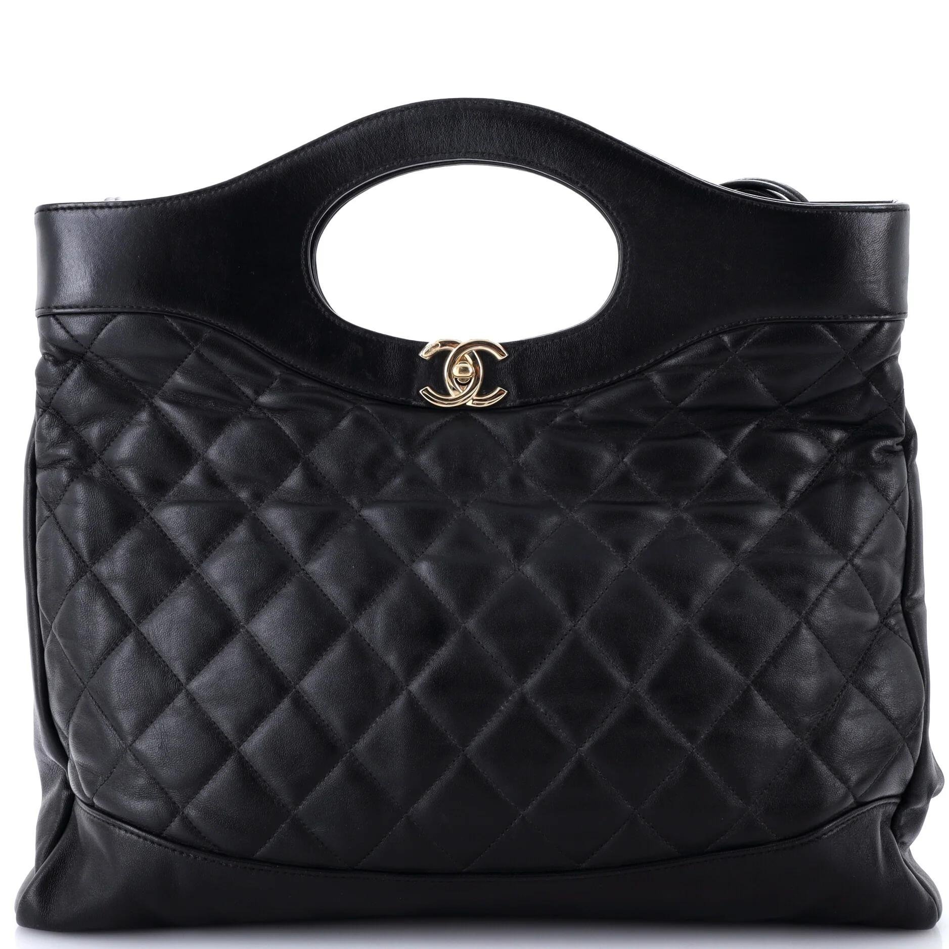 Leather tote