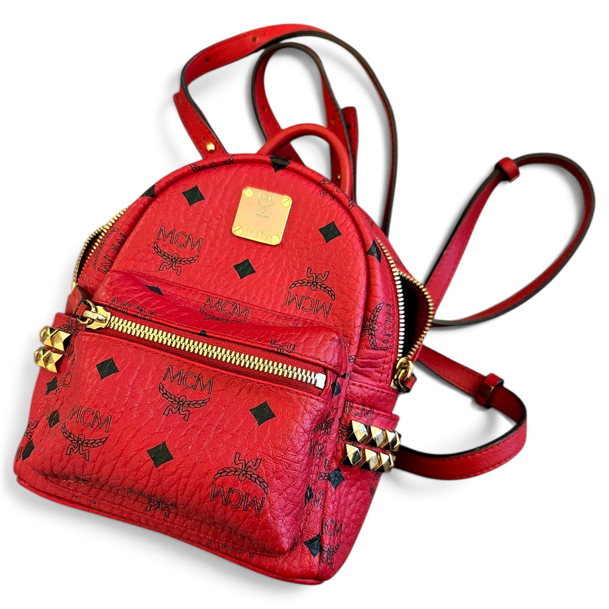 Stark leather backpack