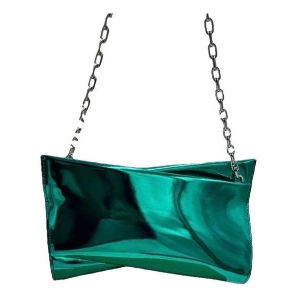 Patent leather handbag