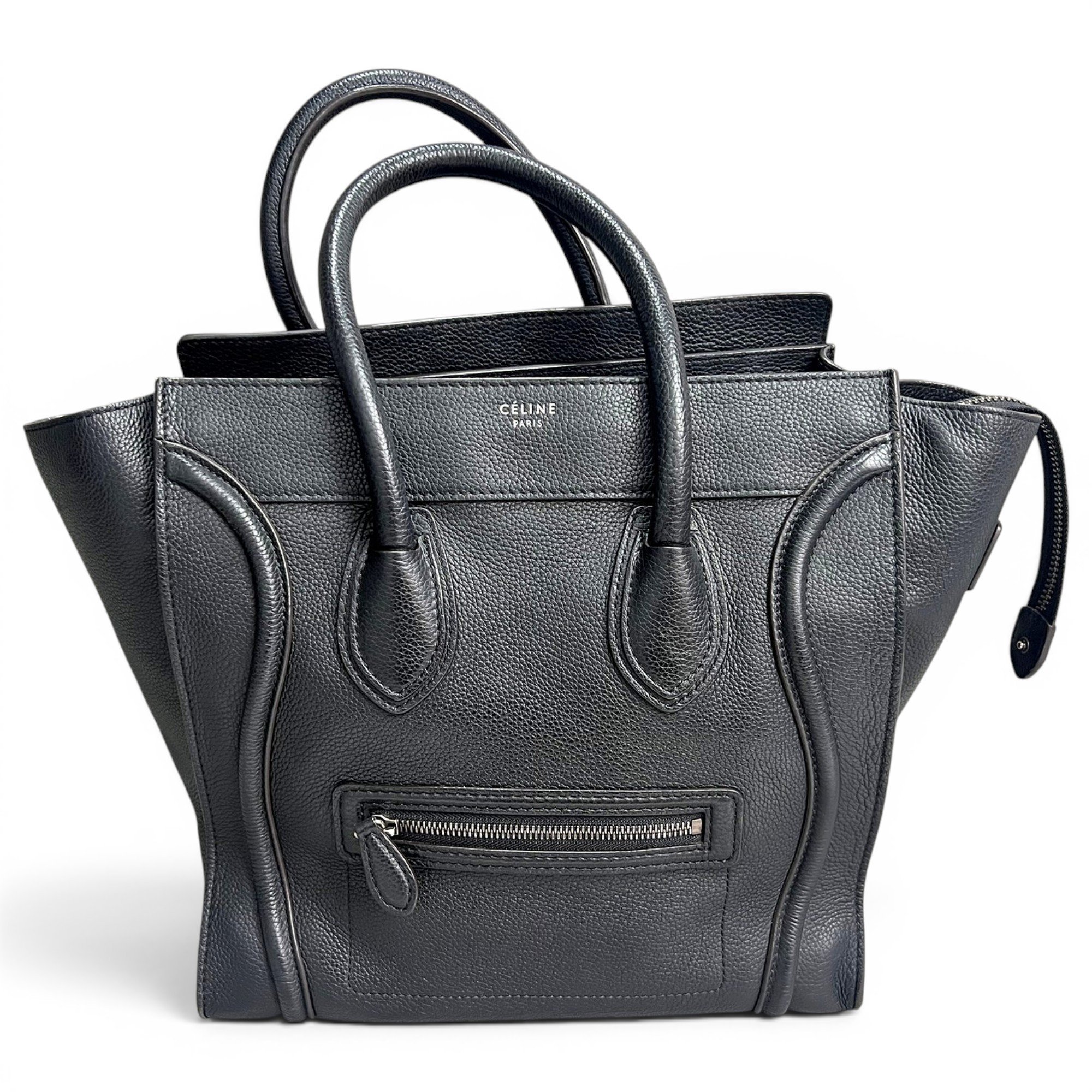 Luggage leather handbag