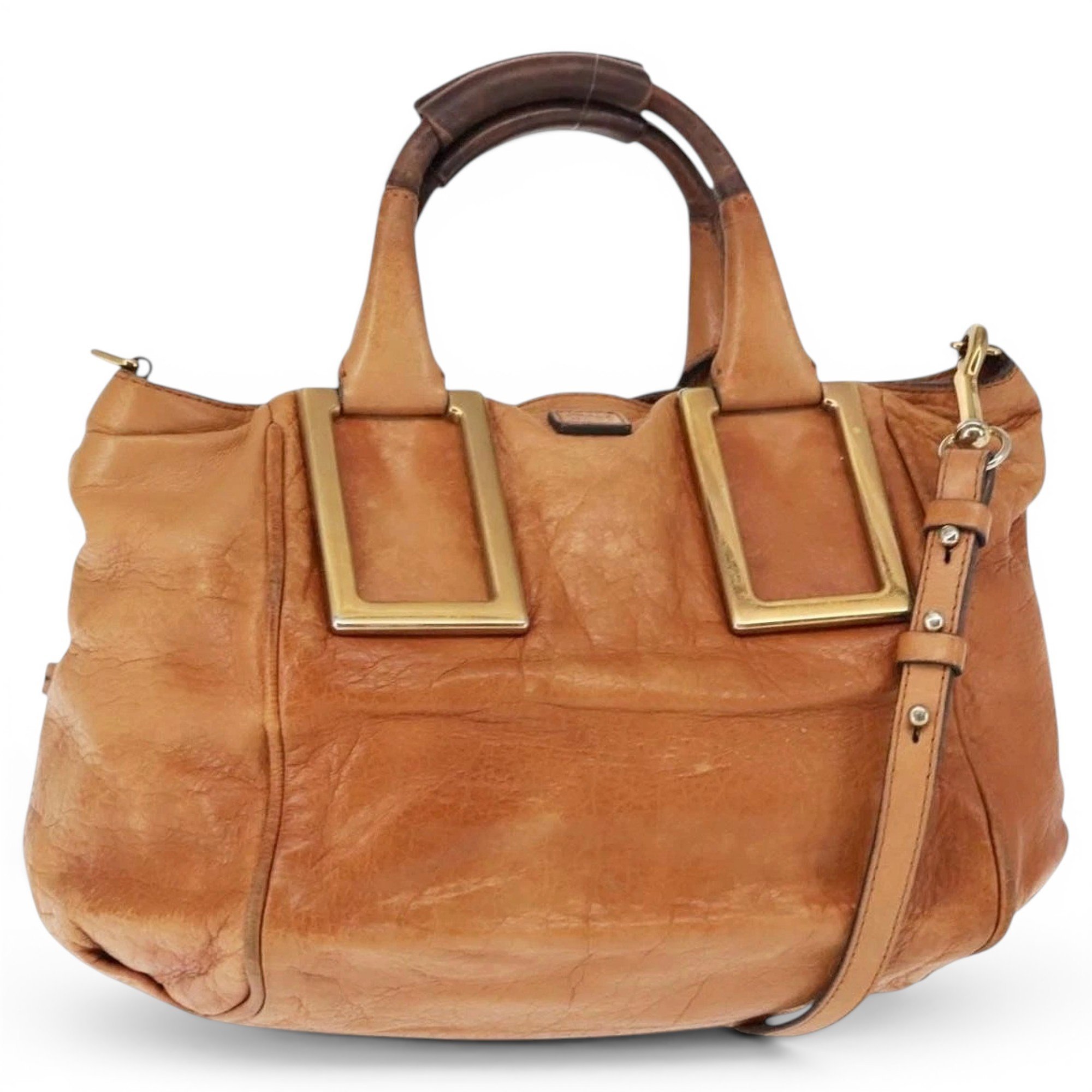 Leather handbag