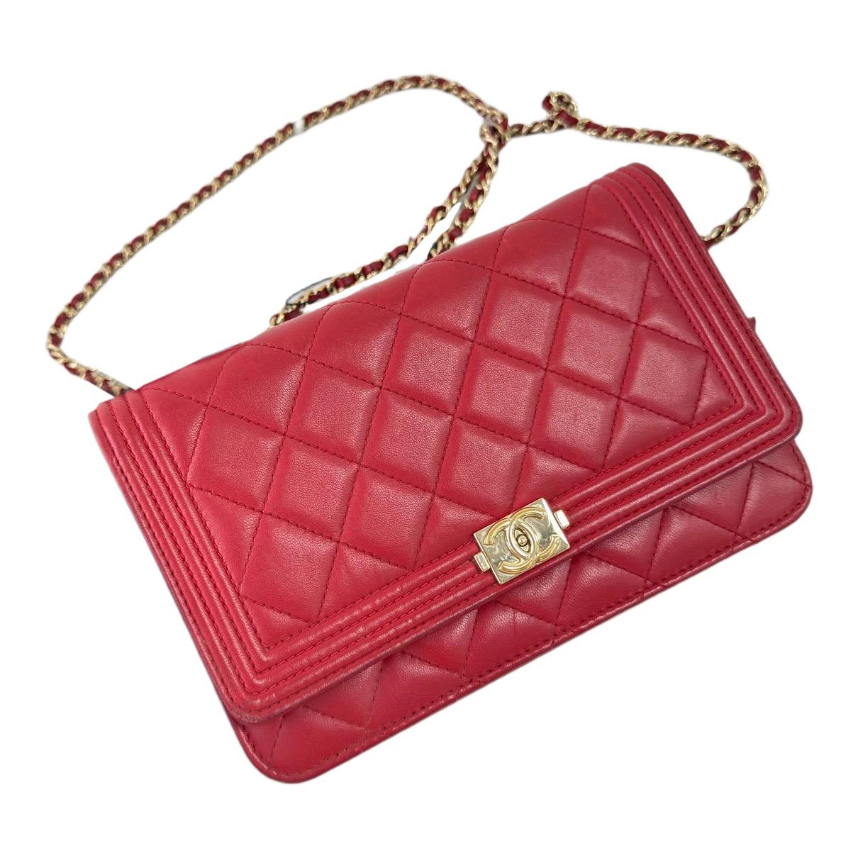Boy leather crossbody bag