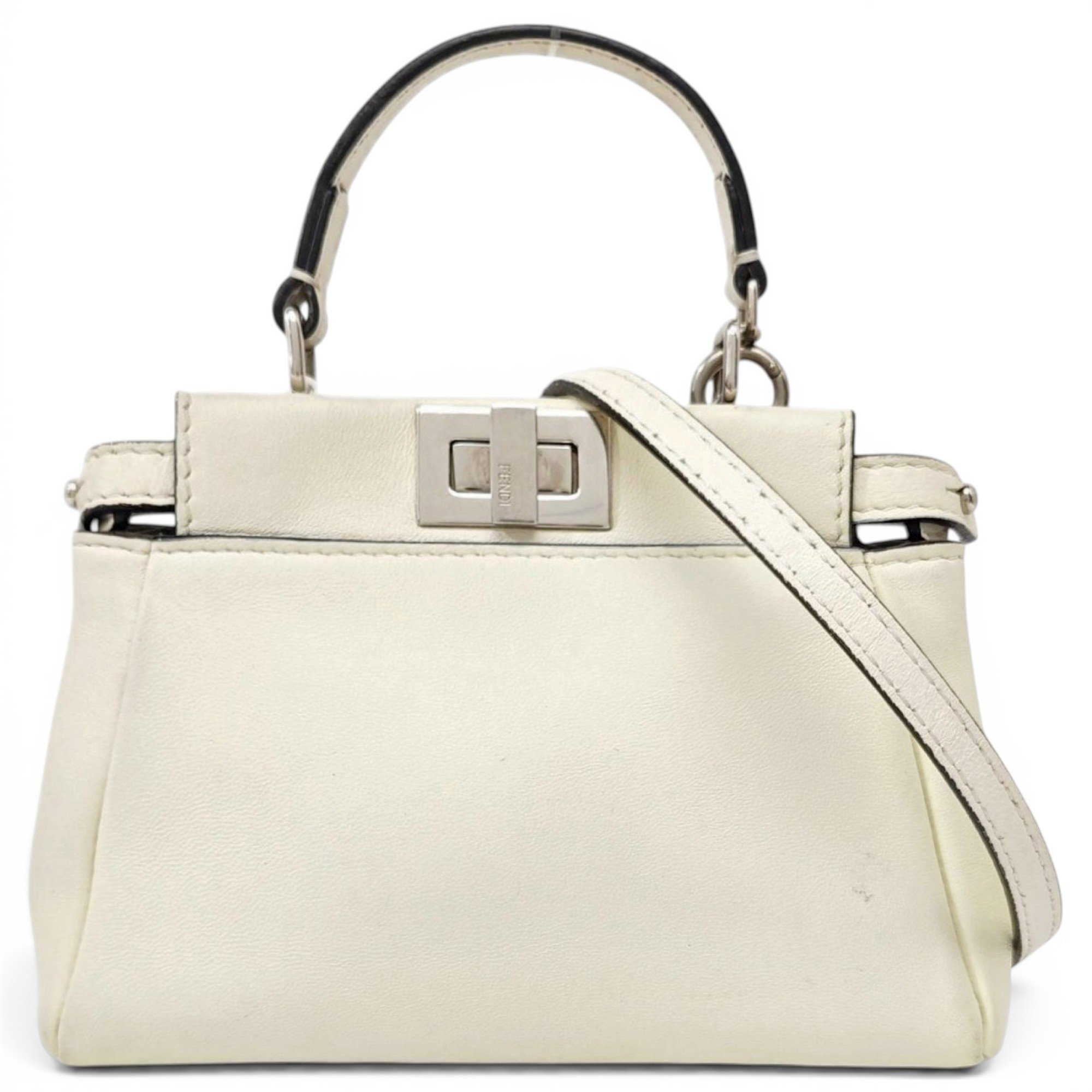 Peekaboo leather handbag